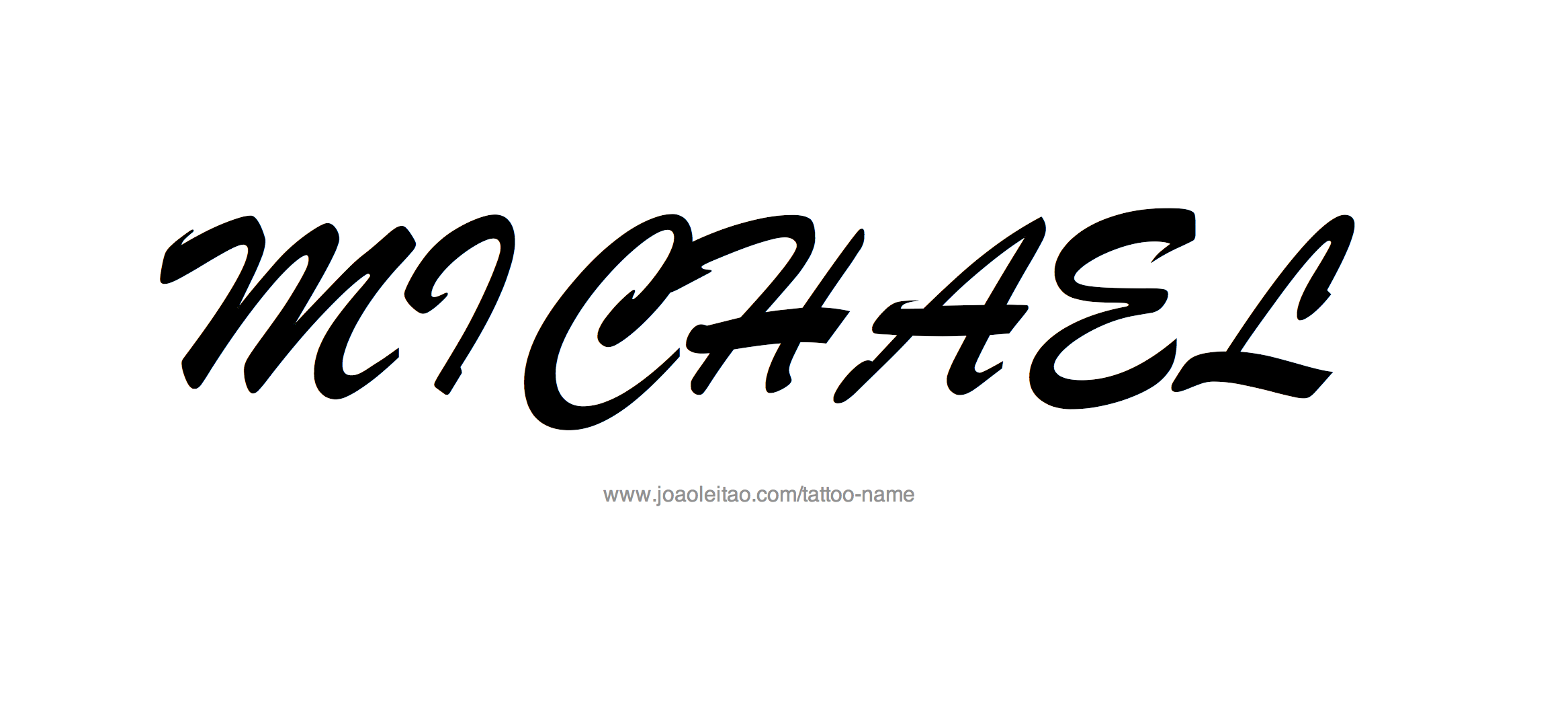 Michael Name Tattoo Designs